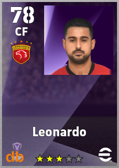 Leonardo — CF, OVR 78, MAX 78