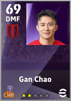 Gan Chao — DMF, OVR 69, MAX 69