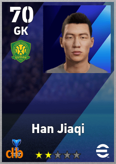 Han Jiaqi — GK, OVR 70, MAX 70