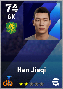 Han Jiaqi — GK, OVR 74, MAX 74