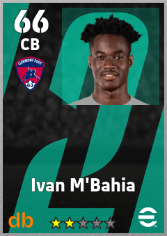 Ivan M'Bahia — CB, OVR 66, MAX 66