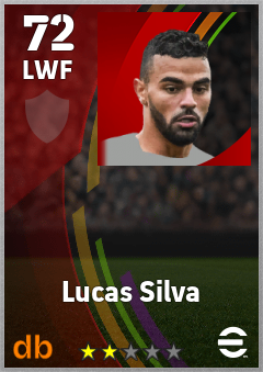 Lucas Silva — LWF, OVR 72, MAX 72