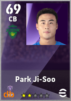 Park Ji-Soo — CB, OVR 69, MAX 69