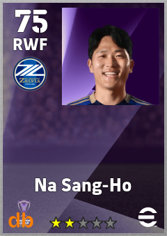 Na Sang-Ho — RWF, OVR 75, MAX 75