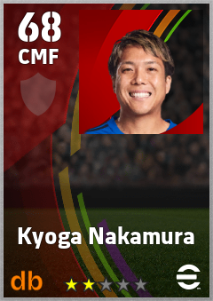 Kyoga Nakamura eFootball player card