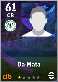 Da Mata — CB, OVR 61, MAX 61