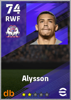 Alysson — RWF, OVR 74, MAX 74