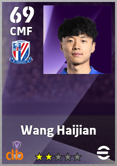 Wang Haijian — CMF, OVR 69, MAX 69