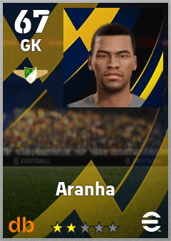 Aranha — GK, OVR 67, MAX 67