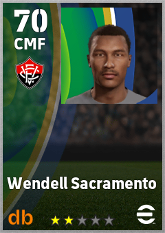 Wendell Sacramento — CMF, OVR 70, MAX 70