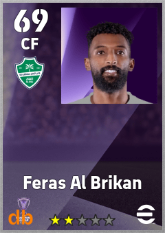 Feras Al Brikan eFootball player card