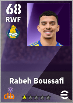 Rabeh Boussafi — RWF, OVR 68, MAX 68