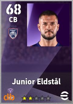 Junior Eldstål — CB, OVR 68, MAX 68