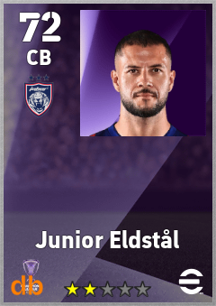 Junior Eldstål — CB, OVR 72, MAX 72