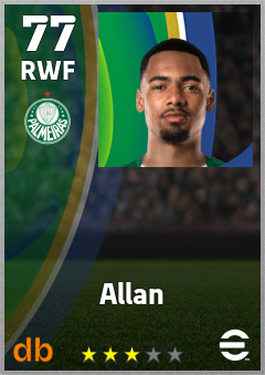 Allan — RWF, OVR 77, MAX 77