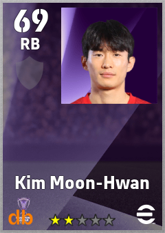 Kim Moon-Hwan — RB, OVR 69, MAX 69