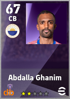Abdalla Ghanim eFootball player card