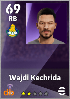 Wajdi Kechrida — RB, OVR 69, MAX 69