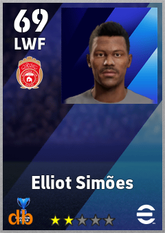 Elliot Simões — LWF, OVR 69, MAX 69