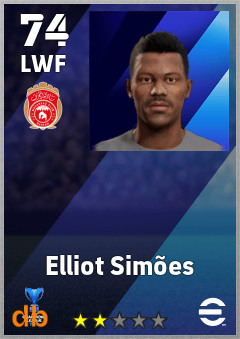Elliot Simões — LWF, OVR 74, MAX 74