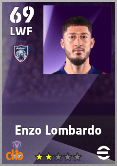 Enzo Lombardo eFootball player card