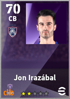 Jon Irazábal eFootball player card