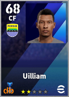 Uilliam — CF, OVR 68, MAX 68