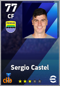 Sergio Castel — CF, OVR 77, MAX 77