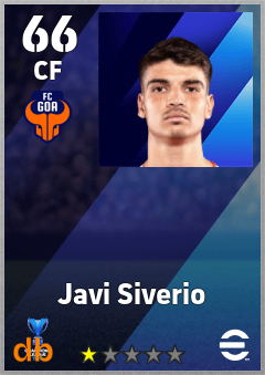 Javi Siverio — CF, OVR 66, MAX 66
