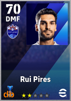 Rui Pires — DMF, OVR 70, MAX 70