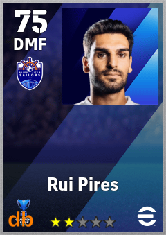 Rui Pires — DMF, OVR 75, MAX 75
