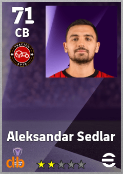 Aleksandar Sedlar — CB, OVR 71, MAX 71
