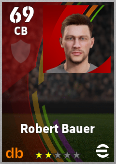 Robert Bauer eFootball player card