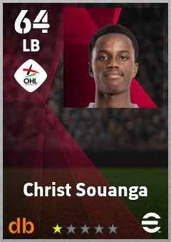 Christ Souanga — LB, OVR 64, MAX 64
