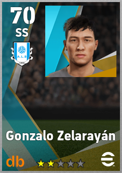 Gonzalo Zelarayán — SS, OVR 70, MAX 70