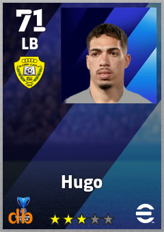Hugo — LB, OVR 71, MAX 71