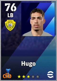 Hugo — LB, OVR 76, MAX 76
