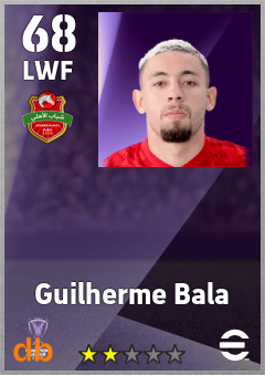 Guilherme Bala — LWF, OVR 68, MAX 68