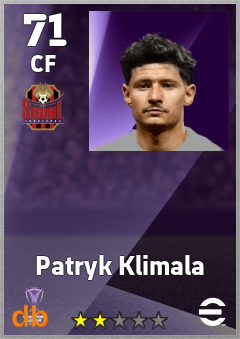 Patryk Klimala eFootball player card