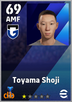 Toyama Shoji — AMF, OVR 69, MAX 69