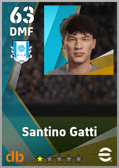Santino Gatti — DMF, OVR 63, MAX 63