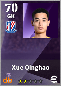 Xue Qinghao — GK, OVR 70, MAX 70