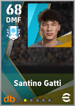 Santino Gatti — DMF, OVR 68, MAX 68