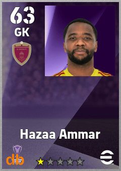 Hazaa Ammar eFootball player card
