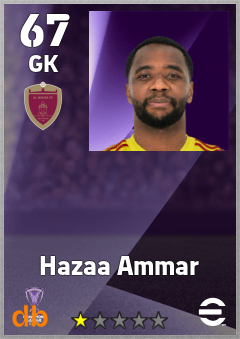 Hazaa Ammar — GK, OVR 67, MAX 67