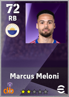 Marcus Meloni — RB, OVR 72, MAX 72
