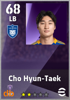 Cho Hyun-Taek — LB, OVR 68, MAX 68