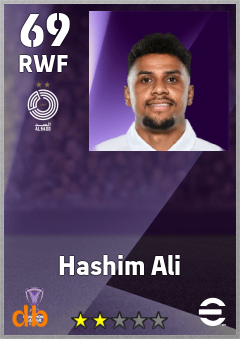 Hashim Ali eFootball player card