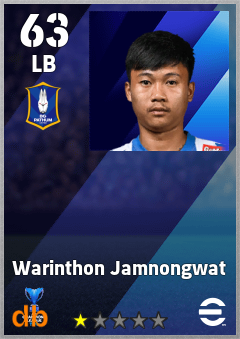 Warinthon Jamnongwat eFootball player card