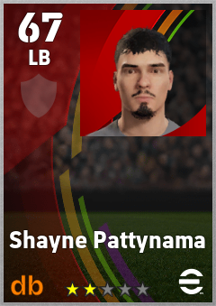 Shayne Pattynama eFootball player card